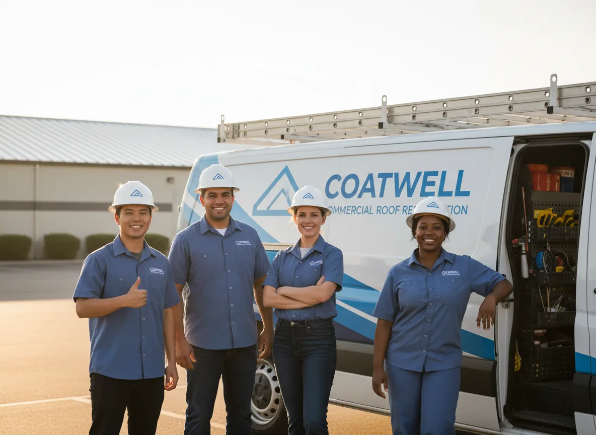 Commercial roof coating company in Lomax, IL